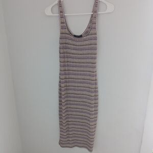 Forever 21 Striped Knit Midi Dress